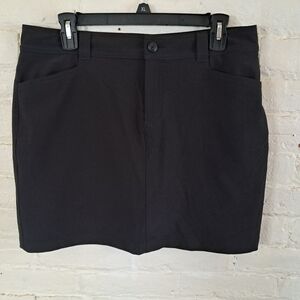 Eddie Bauer Women's Skort Size 8 Black Active Outdoor Golf Hiking
